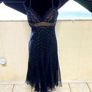 Gorgeous BCBG MaxAzria black lace dress